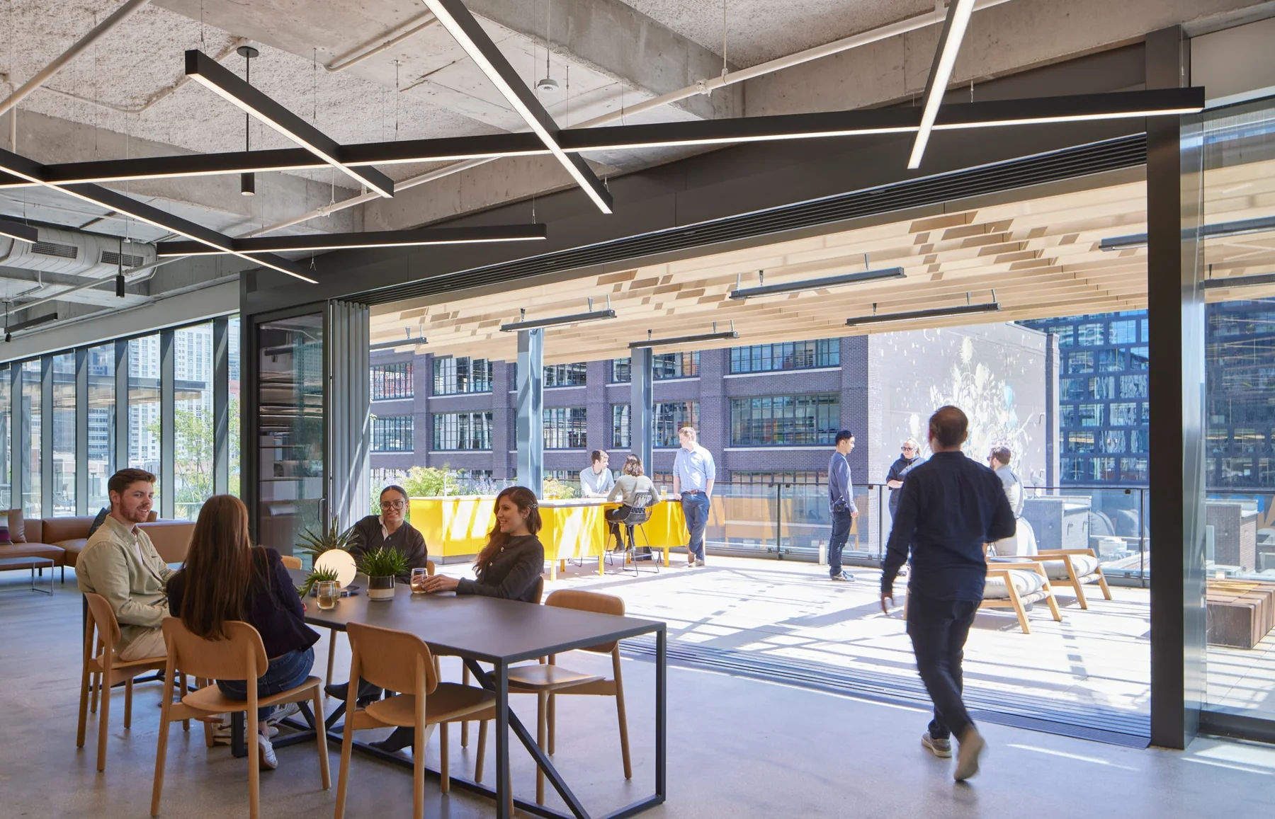 Lift and Slide, John Deere Chicago office